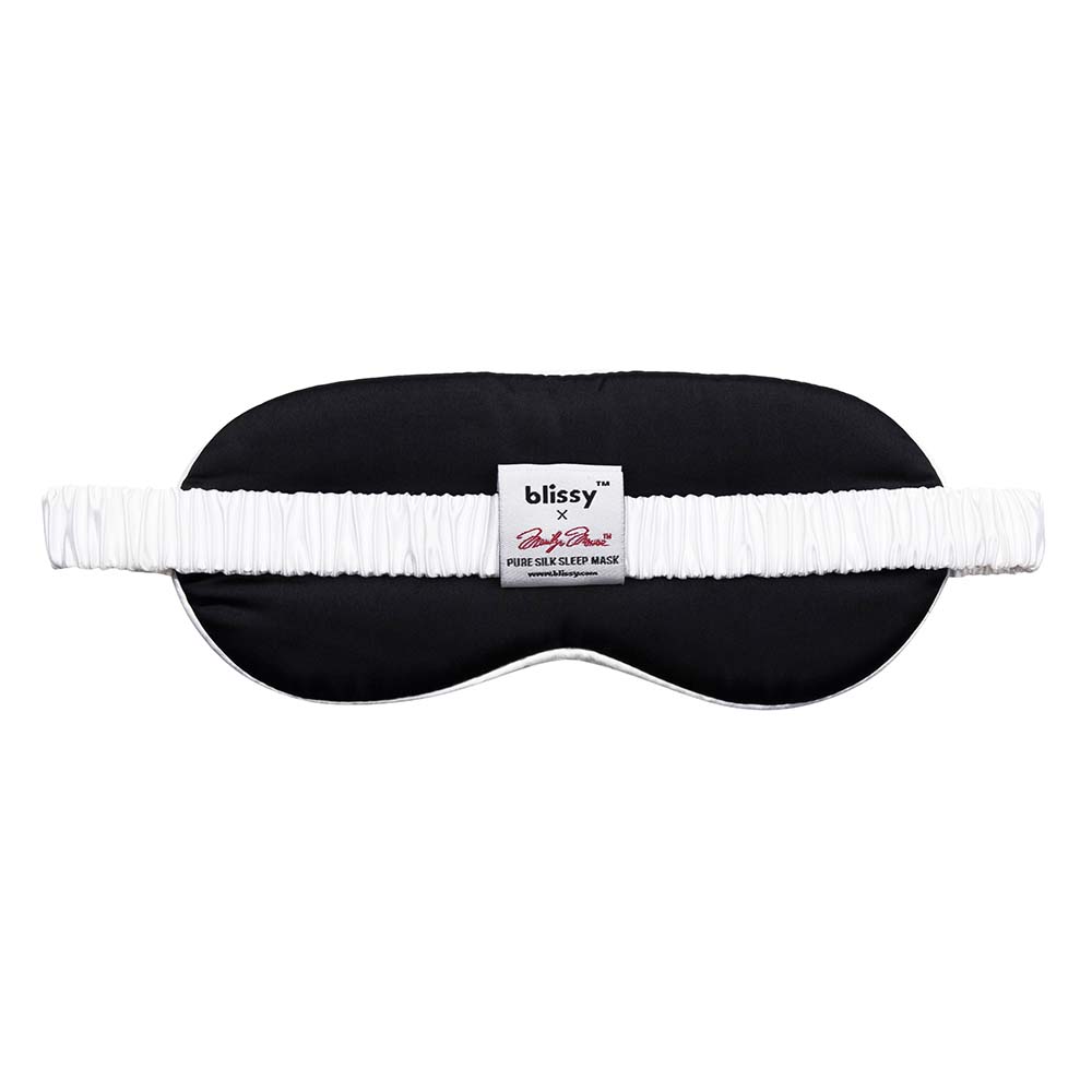 Blissy Marilyn Monroe™ Silk Sleep Mask Detail –